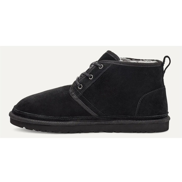 UGG‎ Neumel Men\'s Black Suede Chukka Boots Shearling Lined Size 11 main image 8